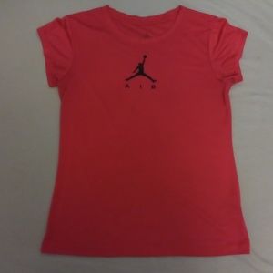 Red Jordan Air Girls Shirt